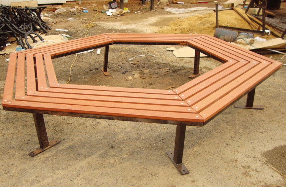 東營(yíng)圍樹(shù)椅定做，青島公園椅